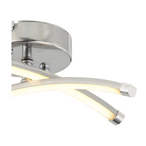 Dosse 2'li Krom 15 Watt Led Avize