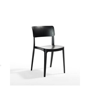 Pano 6&#039;lı Sandalye Seti Siyah