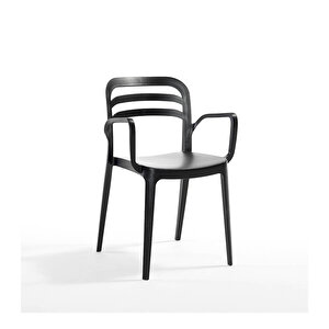 Aspendos  6&#039;lı Koltuk Sandalye Seti Siyah