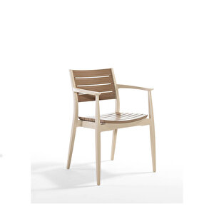 Regnum  6&#039;lı Koltuk Sandalye Seti Cappuccino-Çöl Kahve