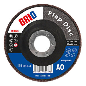 Brio Flap Disk 115xp40 Ao 10 Lu