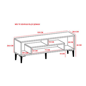 Mix Tv Ünitesi Beyaz - Beyaz