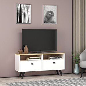 Denver Mini Tv Stand Safirmeşe - Beyaz