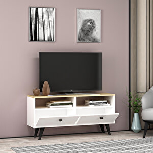 Denver Mini Tv Stand Safirmeşe - Beyaz