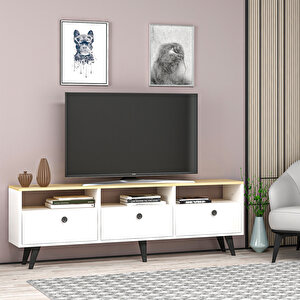Denver Tv Stand Safirmeşe - Beyaz