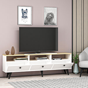 Denver Tv Stand Safirmeşe - Beyaz