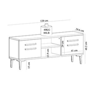 View Tv Stand Beyaz - Beyaz