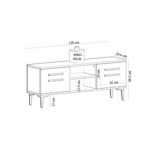 View Tv Stand Royalmermer - Beyaz
