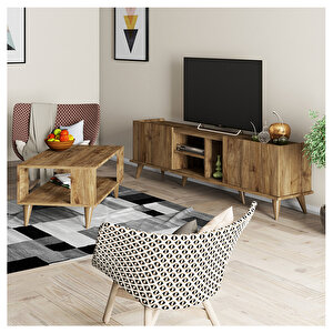Set 1310 - 2022 Elegante Tv Üni̇tesi̇ City Orta Sehpa Takimi