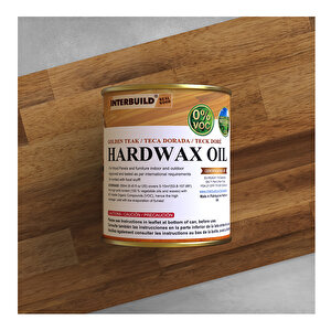 Hardwax Oil 250 ml Mobilya Ahşap Tezgah Yağı Altın Tik