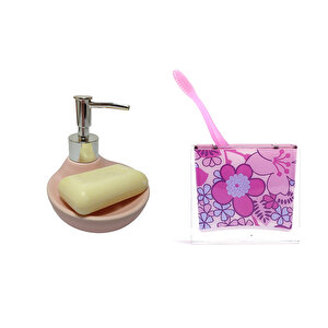 Sivi Sabunluk,diş Firçalik 2 Li Set