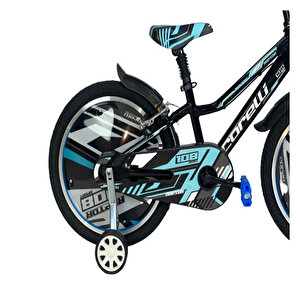 Raptor 16 jant Vitessiz V Fren Siyah Mavi Çocuk Bisikleti