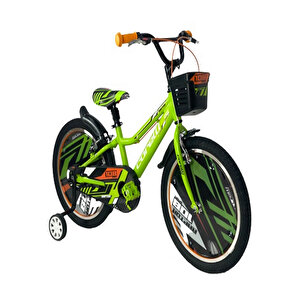 Raptor 16 jant Vitessiz V Fren Yeşil Siyah Beyaz Çocuk Bisikleti