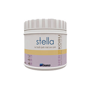 Stella Su Bazlı Sıvı Cam 0,5 Litre İpek Mat