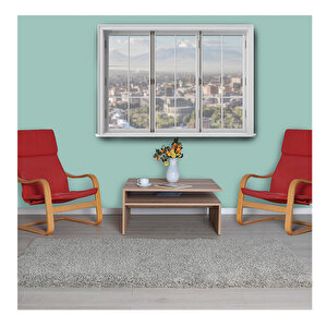 Level Kare Orta Sehpa - Açık Ceviz (tori) 90x42x90 Cm (gxyxd)