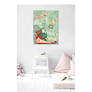 105 Alice Wonderland Kanvas Çocuk Tablo