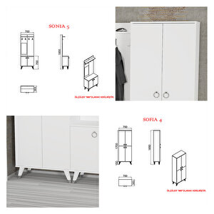 Kalender Dekor Sonia-5-4-4 Sn3 Portmanto