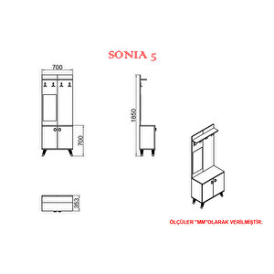 Kalender Dekor Sonia-5 Sn04 Portmanto