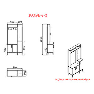 Kalender Dekor Rose-1-2 Rs05 Portmanto