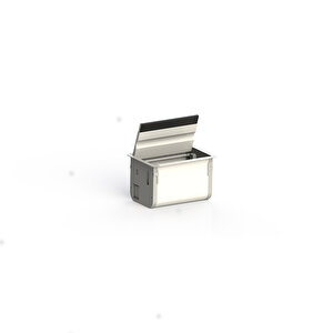 Donatilabi̇li̇r Pri̇z Bloklari  5 Modül Kapakli Masa Üstü Pri̇z Kutusu (beyaz)   / 3205-03
