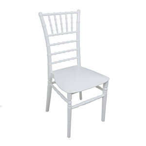 Silver Sandalye Tifany Beyaz