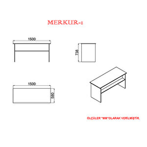 Merkür-1 Ofis Masasi Mrk01