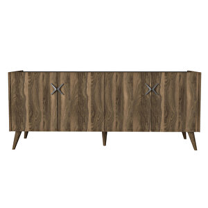 Wood Konsol Ceviz-antrasit