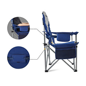 Kingcamp Deluxe Sandalye Mavi-Gri