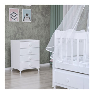 Elegant Yıldız 3 Kapaklı Bebek Odası Takımı Kombinli Uyku Seti