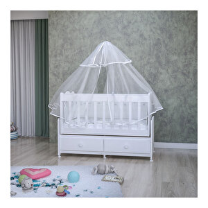 Elegant Yıldız 3 Kapaklı Bebek Odası Takımı Kombinli Uyku Seti Krem