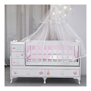 Alya Prenses Bebek Odası Takımı Yatak Ve Uyku Setikombinli Uyku Seti