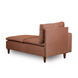 Lungo Modüler Daybed - Keten Açık Kahve