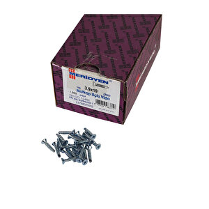 Meridyen Yhb Matkap Uçlu Vida 1000 Adet 3,9x19 mm