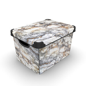 Qutu Style Box Marble Kutu 22 litre