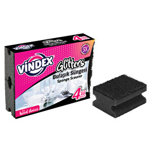 Vindex Glitters Ekstra Sünger 4 Lü