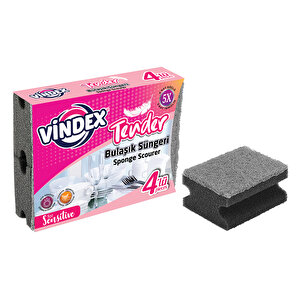 Vindex Tender (Sensitive) Sünger 4 Lü