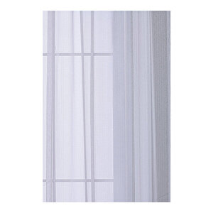 Hazel Matt Optik Beyaz (orta Pile) Tül Perde 150x260 cm