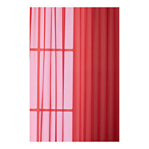 Viole Kırmızı (orta Pile) Tül Perde 150x260 cm