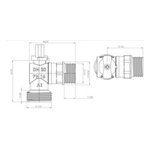 S01011 3/4 Küresel Çamaşır Musluğu