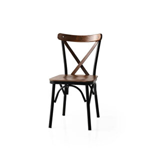 Cakarta Masa Ve Ilkbahar Sandalye Takımı, Ceviz, 180x80