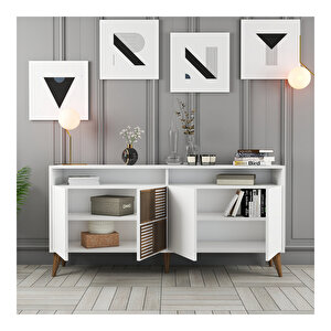 Milan 160 Cm Konsol Beyaz - Beyaz