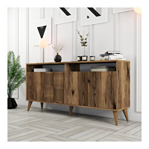 Milan 160 Cm Konsol Ceviz-Ceviz