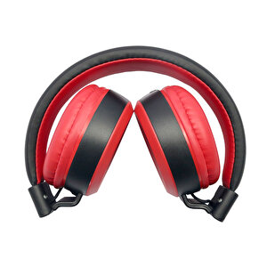 Bood Stereo Kablolu Kulaklık HXB-50 Kırmızı