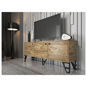 Bello 160cm Tv-atlantik Çam/siyah
