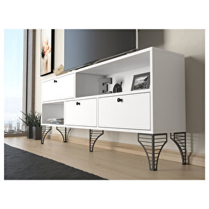 Katre 150cm Tv-beyaz/siyah