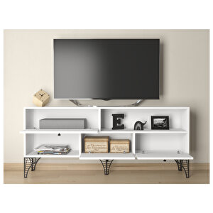 Katre 150cm Tv-beyaz/siyah