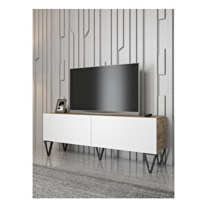 Emir 150cm Tv-atlantik Çam-beyaz/siyah