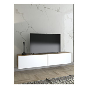 Toprak 150cm Tv-atlantik Çam-beyaz/siyah