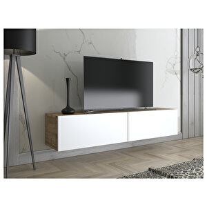 Toprak 150cm Tv-atlantik Çam-beyaz/siyah