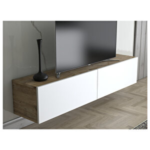 Toprak 150cm Tv-atlantik Çam-beyaz/siyah